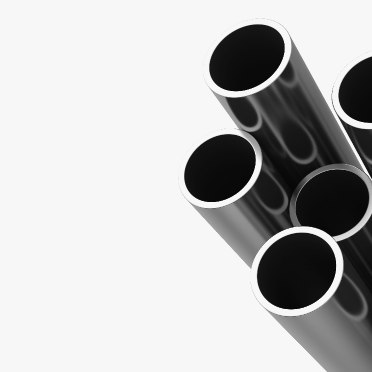 Metal tubes representing custom mold capabilities